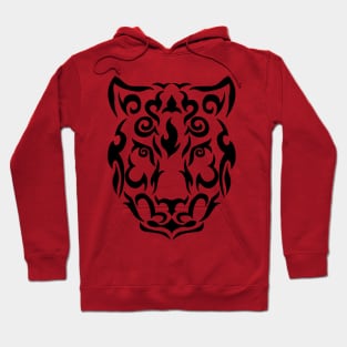 Snow leopard face Hoodie